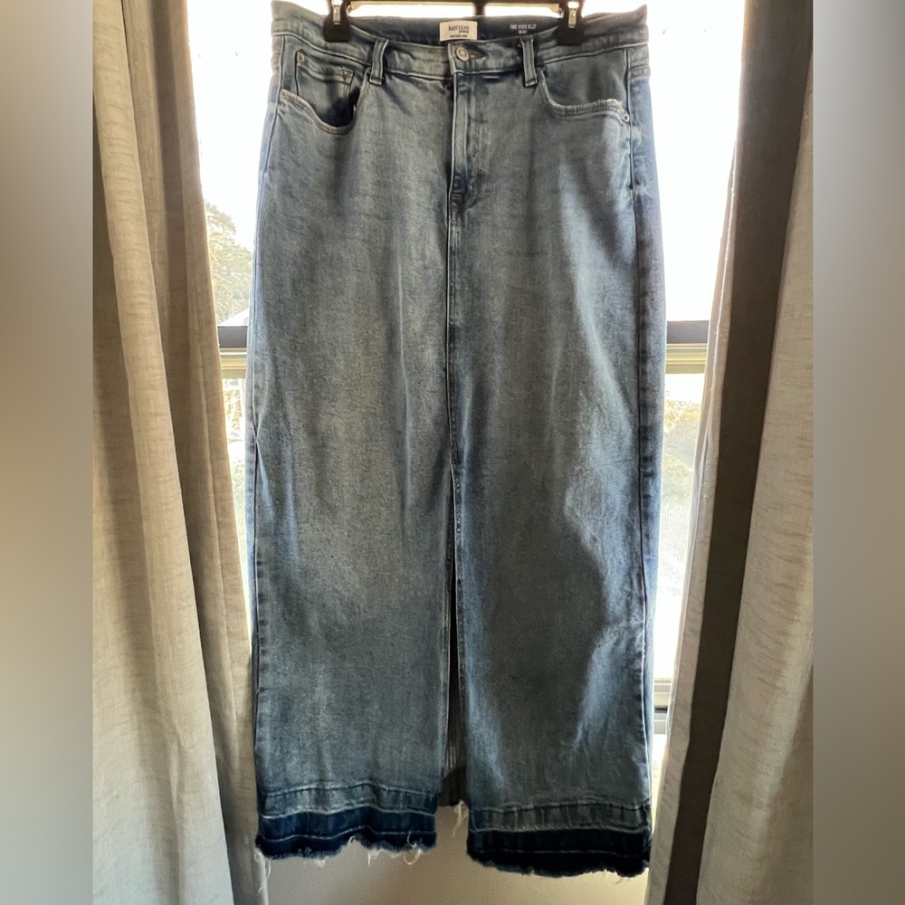 Kensie Light Blue Denim Skirt